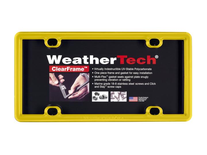 WeatherTech - WeatherTech 8ALPCF14 ClearFrame License Plate Frame