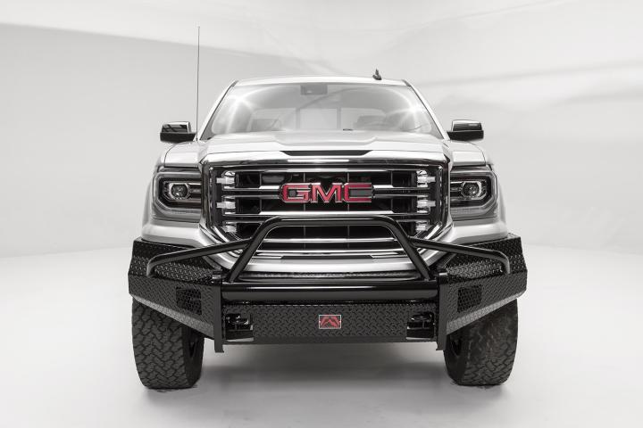 Fab Fours - Fab Fours GS16-K3962-1 Black Steel Front Bumper