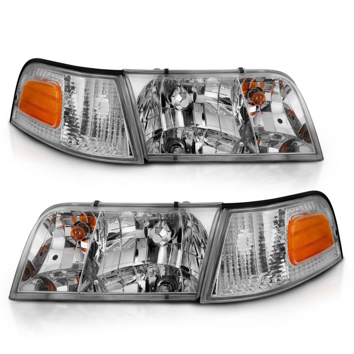 Anzo USA - Anzo USA 121556 Crystal Headlight Set