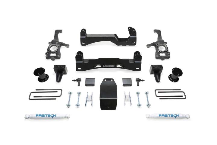 Fabtech - Fabtech K2194 Basic Lift System w/Shocks