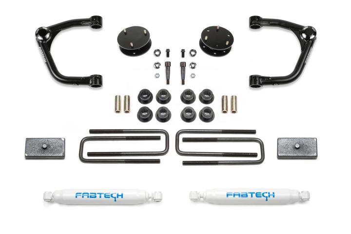 Fabtech - Fabtech K1129 Uniball Lift System w/Shocks