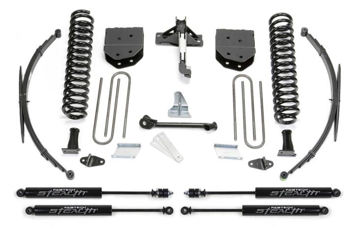 Fabtech - Fabtech K2127M Basic Lift System w/Shocks