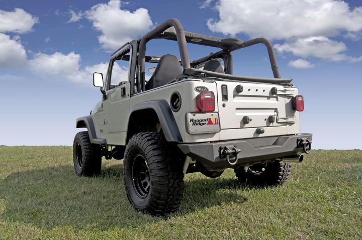 Rugged Ridge - Rugged Ridge 11546.10 Xtreme Heavy Duty Rear Bumper