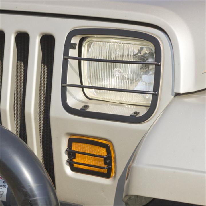 Rugged Ridge - Rugged Ridge 11230.02 Euro Guard Kit Headlight/Turn Signal Guard