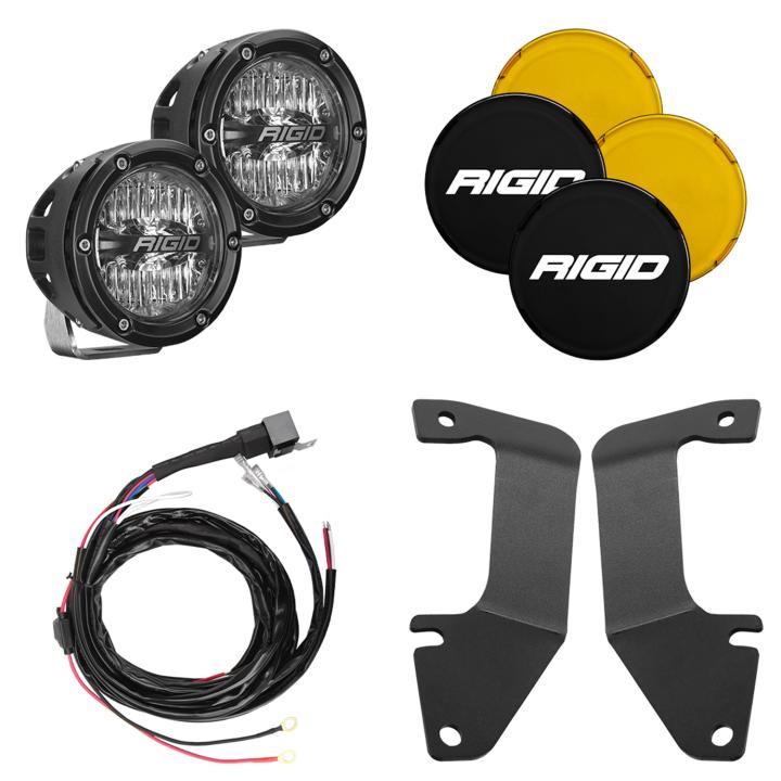 Rigid Industries - Rigid Industries 46706 A-Pillar 360-Series Light Mount Kit