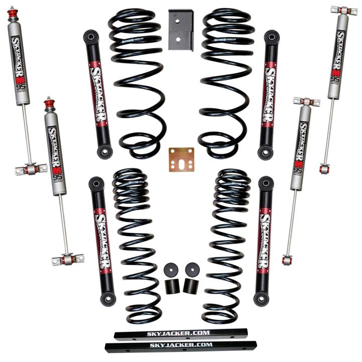 Skyjacker - Skyjacker TJ251K-M Suspension Lift Kit w/Shock