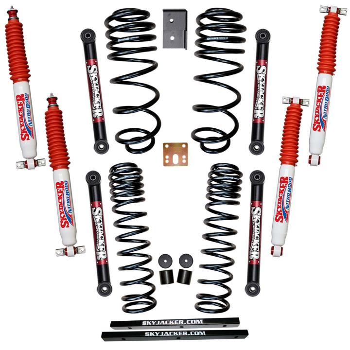 Skyjacker - Skyjacker TJ251K-N Suspension Lift Kit w/Shock