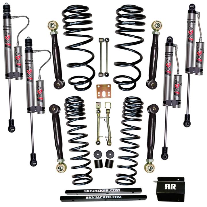 Skyjacker - Skyjacker TJ251K-SVX-X Suspension Lift Kit w/Shock
