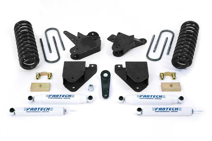 Fabtech - Fabtech K20601 Basic Lift System w/Shocks