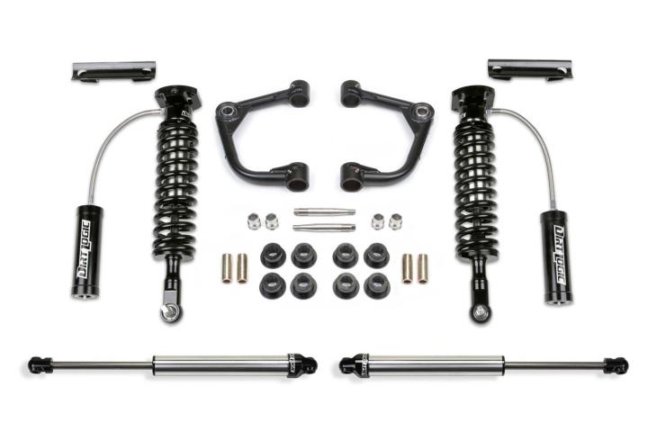 Fabtech - Fabtech K2261DL Uniball UCA Lift System w/Shocks