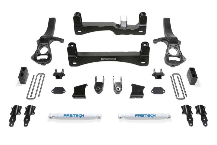 Fabtech - Fabtech K1150 Basic Lift System w/Shocks