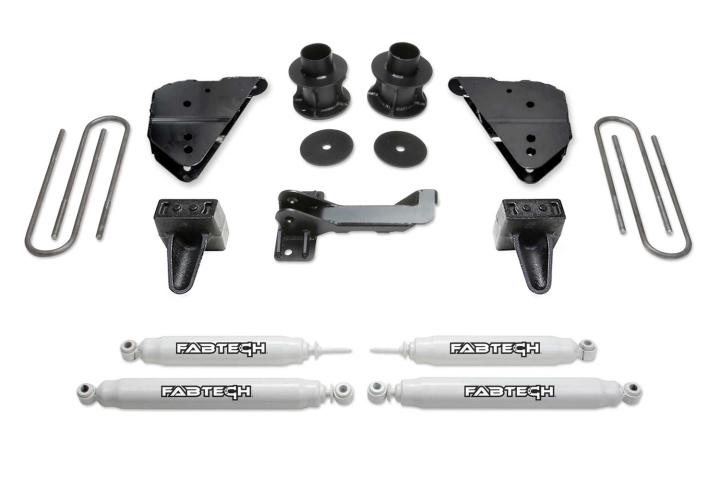 Fabtech - Fabtech K2404 Budget Lift System w/Shock