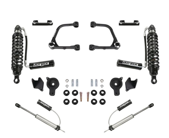 Fabtech - Fabtech K7103DL Uniball UCA Lift System w/Shocks