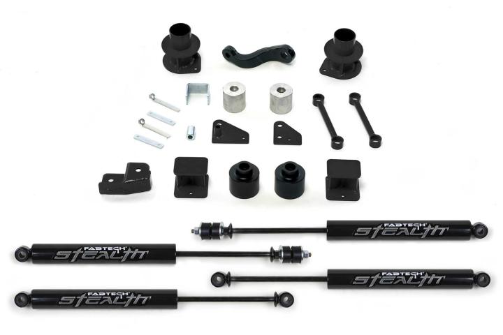 Fabtech - Fabtech K4037M Basic Lift System w/Shocks