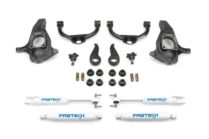 Fabtech - Fabtech K1055 Budget Lift System w/Shock