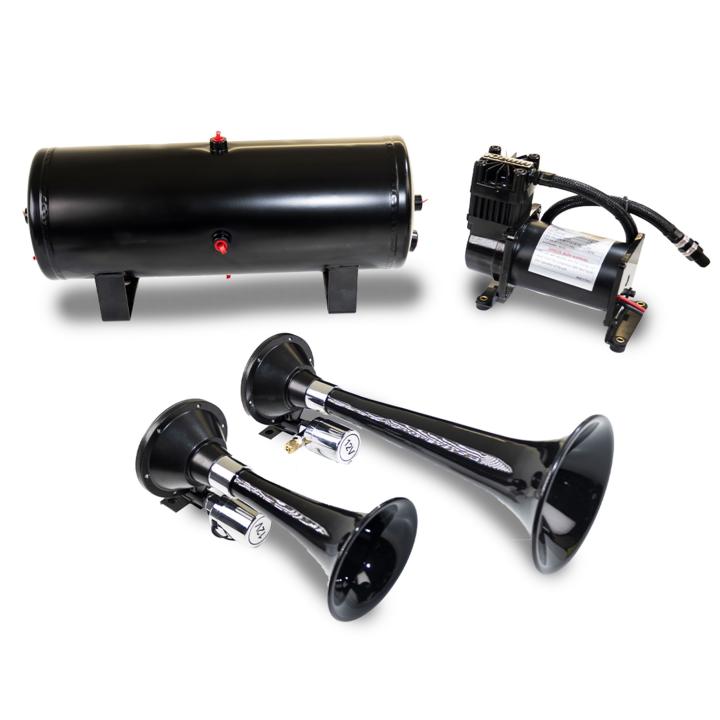 Kleinn Automotive Air Horns - Kleinn Automotive Air Horns HK5 Pro Blaster Dual Horn Kit