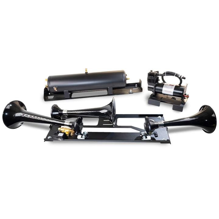 Kleinn Automotive Air Horns - Kleinn Automotive Air Horns SDKIT17-230 Onboard Air System w/Horns