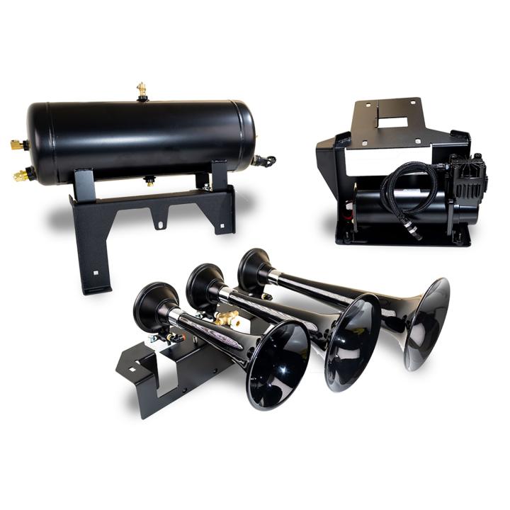 Kleinn Automotive Air Horns - Kleinn Automotive Air Horns TUN-230 Onboard Air System w/Horns