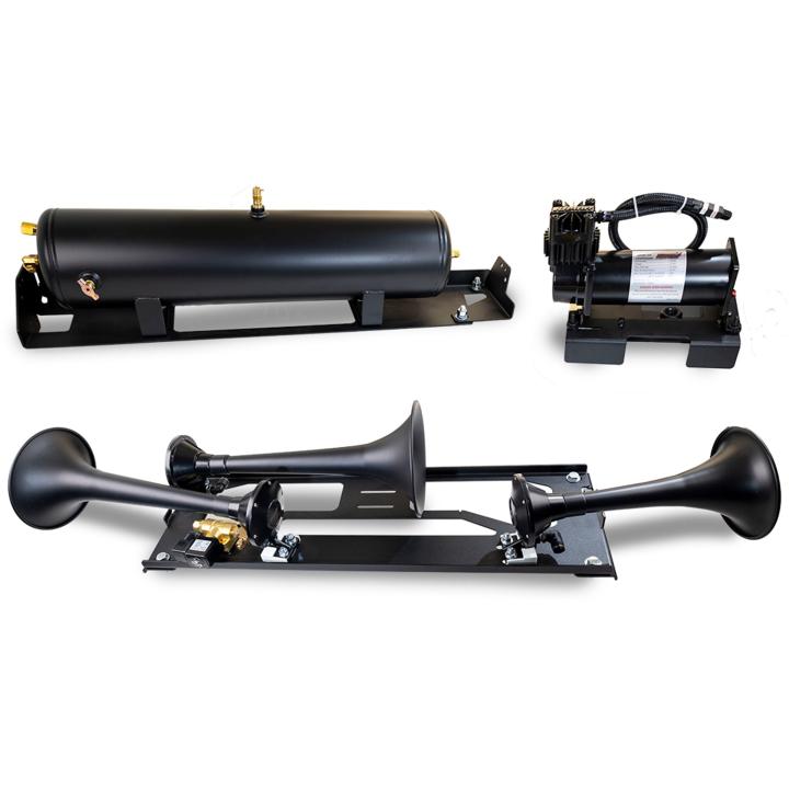 Kleinn Automotive Air Horns - Kleinn Automotive Air Horns FSD23-734 Onboard Air System w/Horns