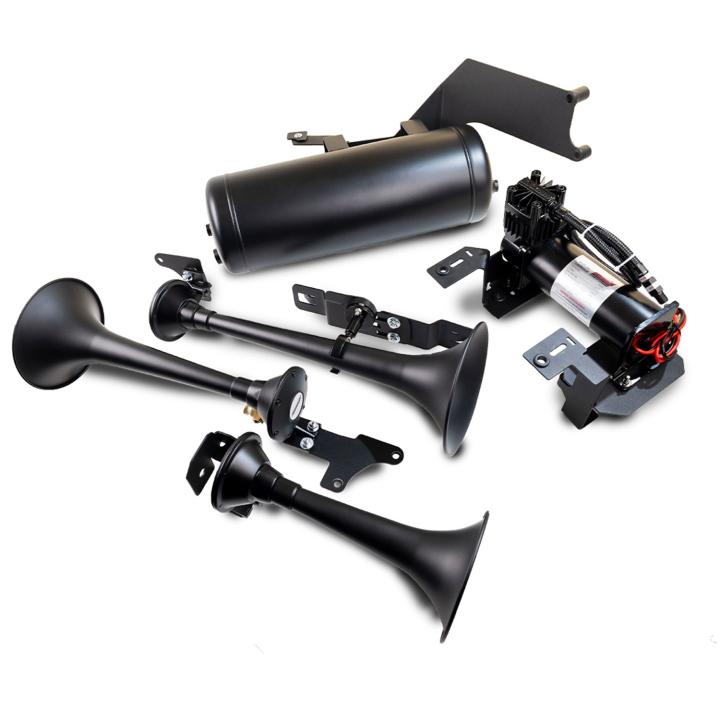 Kleinn Automotive Air Horns - Kleinn Automotive Air Horns TRX21-734 Onboard Air System w/Horns
