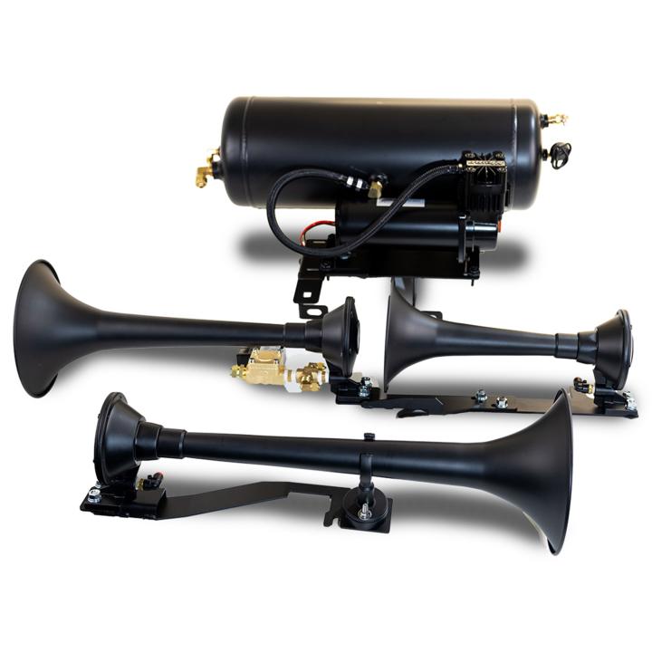 Kleinn Automotive Air Horns - Kleinn Automotive Air Horns RAM19-734 Onboard Air System w/Horns