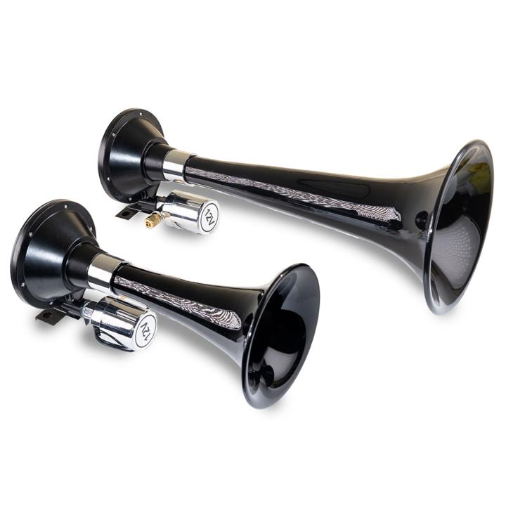 Kleinn Automotive Air Horns - Kleinn Automotive Air Horns 220 Black Dual Horn