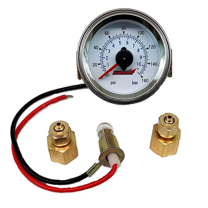 Kleinn Automotive Air Horns - Kleinn Automotive Air Horns 1023 Analog Air Pressure Gauge