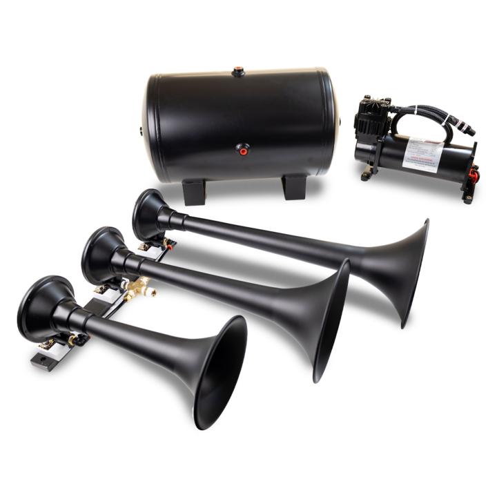 Kleinn Automotive Air Horns - Kleinn Automotive Air Horns HK9 Pro Blaster Triple Horn Kit