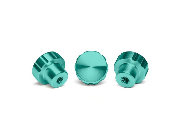 WeatherTech - WeatherTech 8ACFBK3TL Colored Billet Knobs