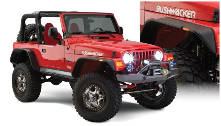 Bushwacker - Bushwacker 10920-07 Flat Style Fender Flares