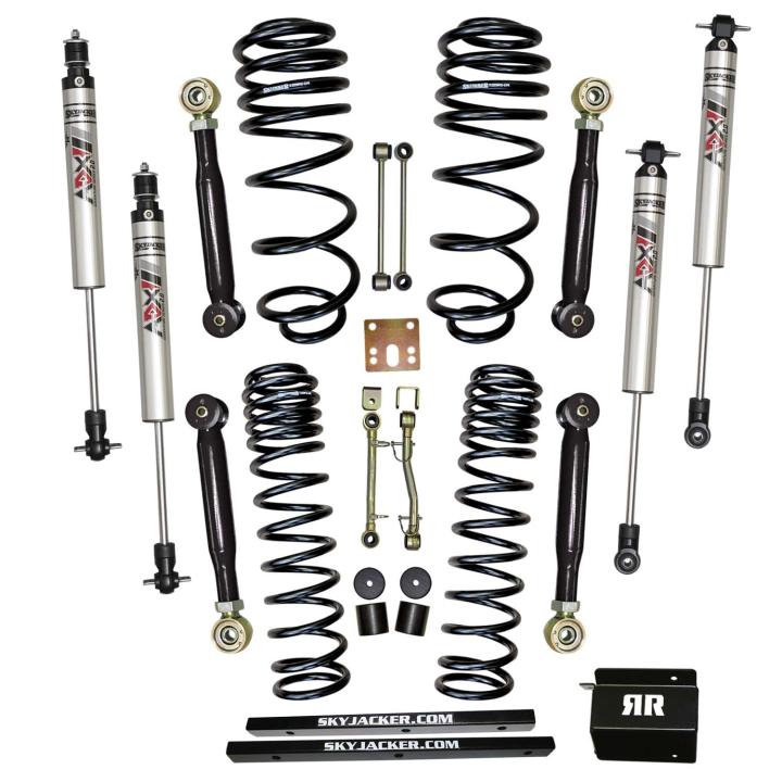 Skyjacker - Skyjacker TJ251K-SVX-XM Suspension Lift Kit w/Shock
