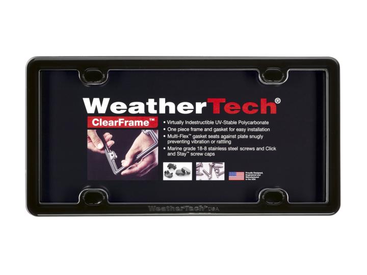 WeatherTech - WeatherTech 63020 ClearFrame License Plate Frame