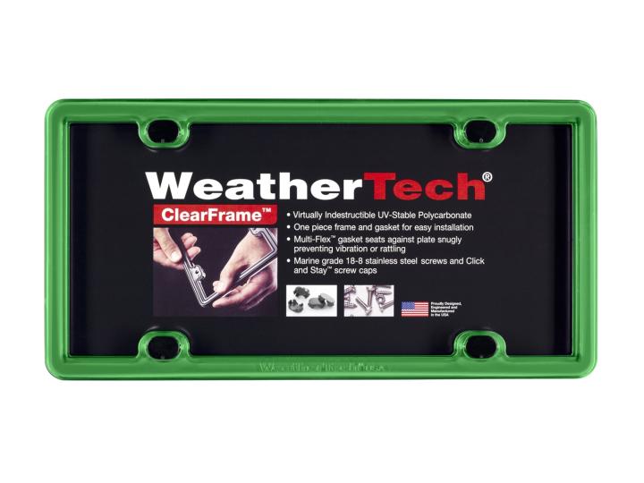 WeatherTech - WeatherTech 8ALPCF11 ClearFrame License Plate Frame