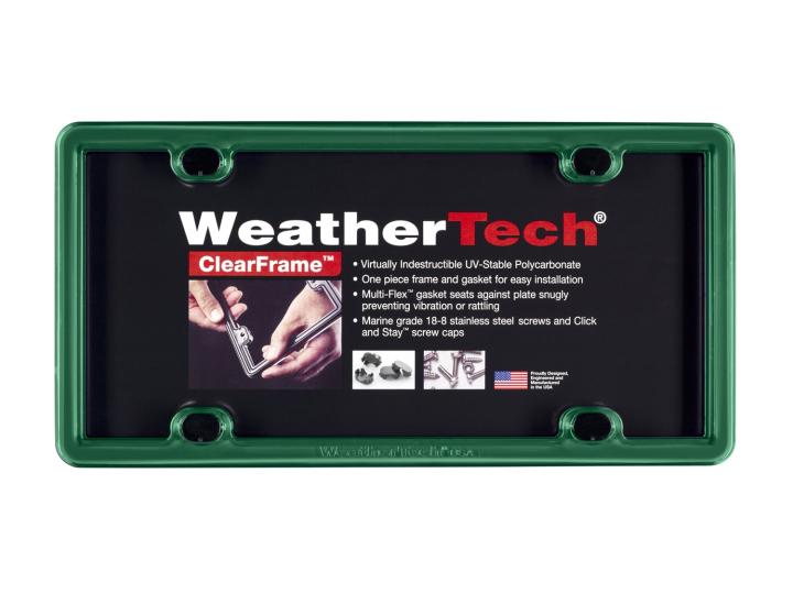 WeatherTech - WeatherTech 8ALPCF18 ClearFrame License Plate Frame