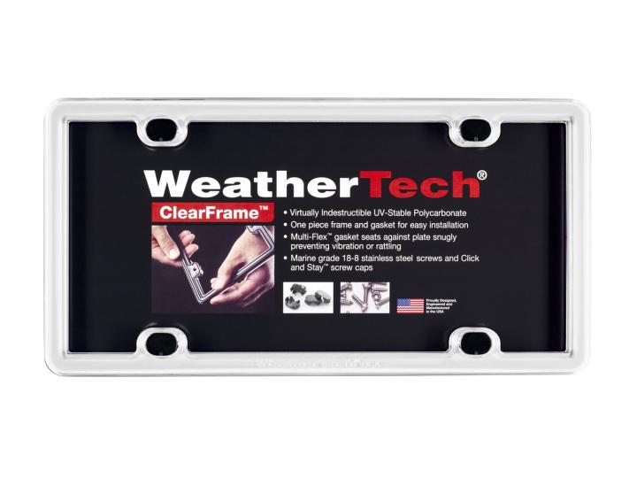 WeatherTech - WeatherTech 8ALPCF8 ClearFrame License Plate Frame