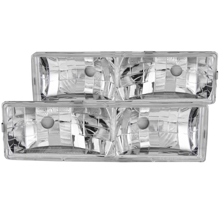 Anzo USA - Anzo USA 111136 Crystal Headlight Set