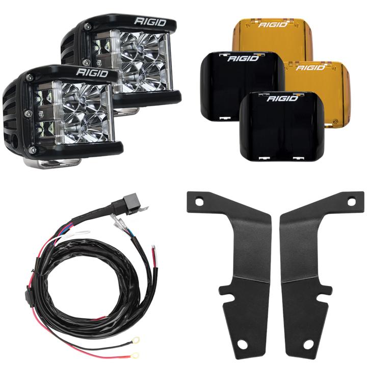 Rigid Industries - Rigid Industries 46703 A-Pillar D-SS Series Light Mount Kit