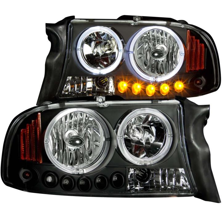 Anzo USA - Anzo USA 111194 Crystal Headlight Set w/Halo