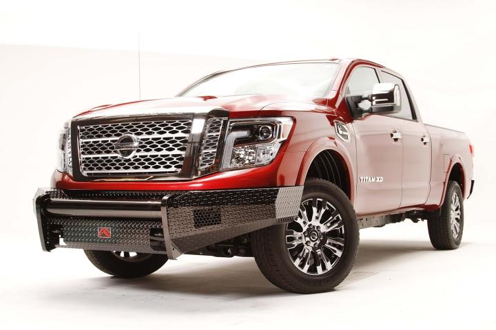 Fab Fours - Fab Fours NT16-K3761-1 Black Steel Front Bumper