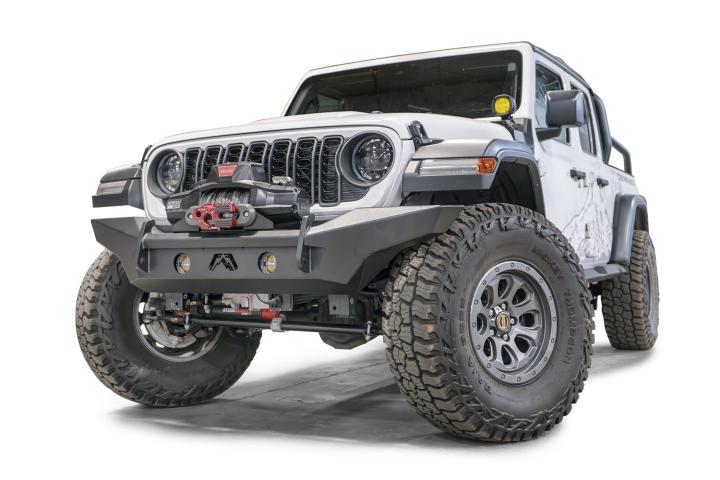 Fab Fours - Fab Fours JL24-B5051-B Lifestyle Winch Bumper