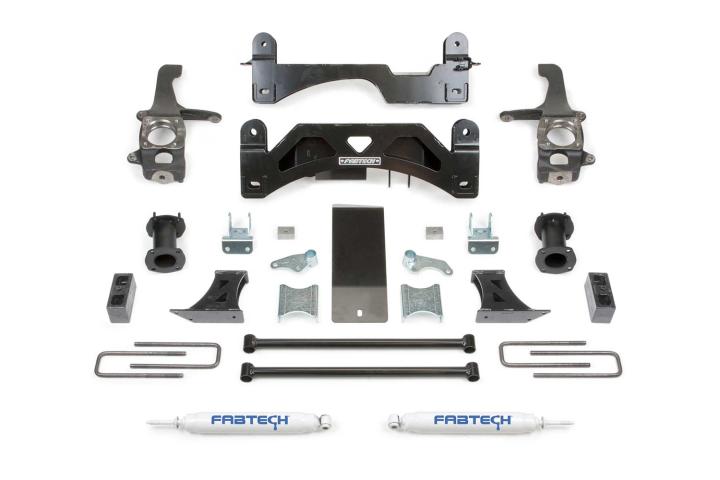 Fabtech - Fabtech K7009 Basic Lift System w/Shocks