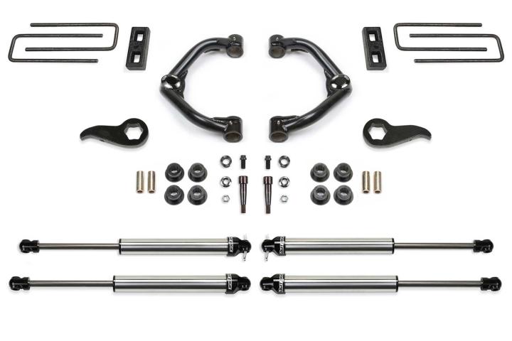 Fabtech - Fabtech K1181DL Uniball UCA Lift System w/Shocks