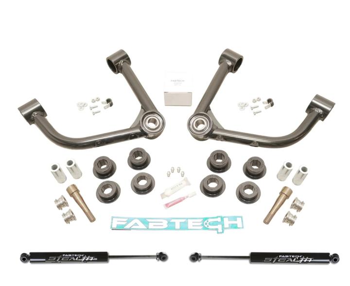 Fabtech - Fabtech K1204 Uniball UCA Lift System w/Shocks