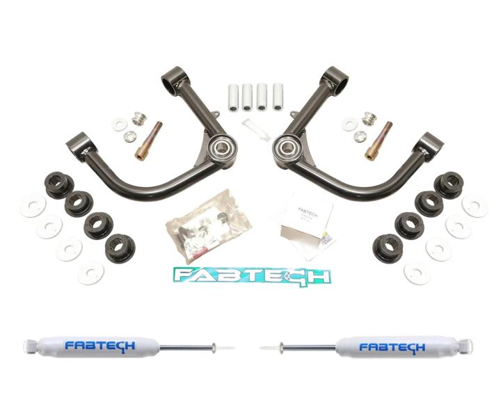 Fabtech - Fabtech K7102 Uniball UCA Lift System w/Shocks