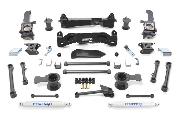 Fabtech - Fabtech K7006 Basic Lift System w/Shocks
