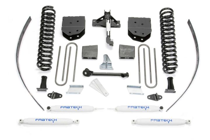 Fabtech - Fabtech K2121 Basic Lift System w/Shocks