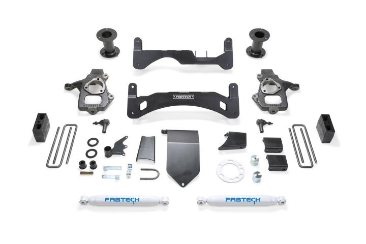 Fabtech - Fabtech K1084 Basic Lift System w/Shocks