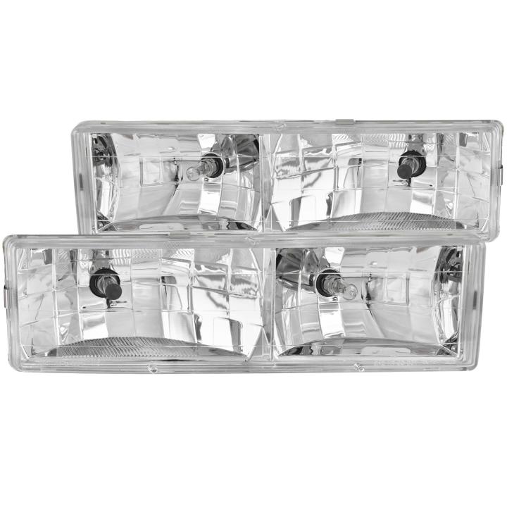 Anzo USA - Anzo USA 111004 Crystal Headlight Set