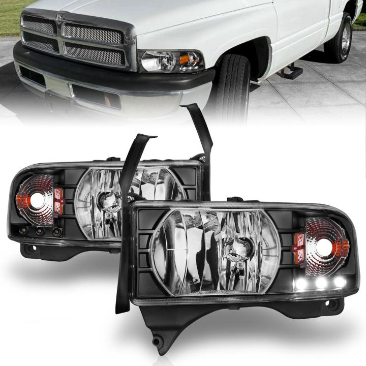 Anzo USA - Anzo USA 111205 Crystal Headlight Set
