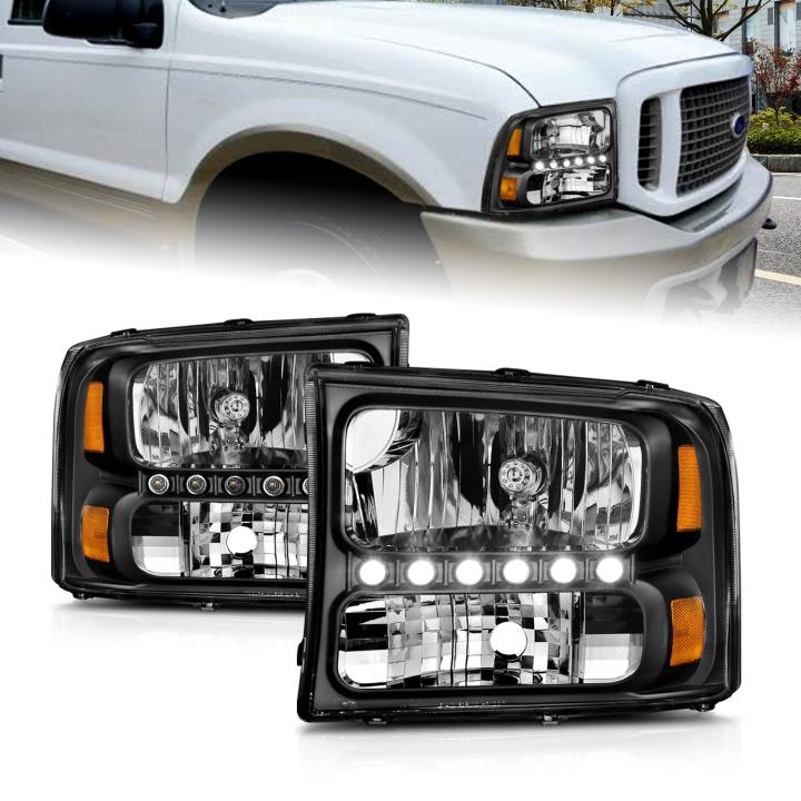 Anzo USA - Anzo USA 111106 Crystal Headlight Set